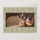 Igel und Karolina Postkarte (Vorderseite)