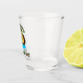 Igel und Regen Schnapsglas (Rechts)