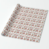 Igel und Schleifen Geschenkpapier (Ungerollt)