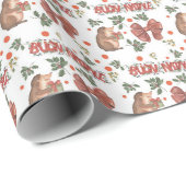 Igel und Schleifen Geschenkpapier (Rolleneckpunkt)