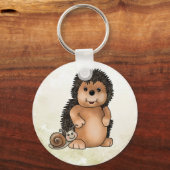 Igel und Schnecke Schlüsselanhänger (Vorderseite)