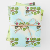 Igel unterm Baum Geschenkpapier Set (Beispiel)