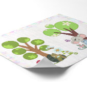 Igel unterm Baum  Poster (Ecke)