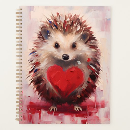 Igel Valentinstag Planer (Vorderseite)