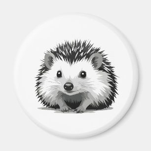 Igel Vector Graphic Art Portrait Animal Spirit Magnet
