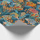 Igel verbergen geschenkpapier (Ecke)