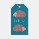 Igel Wald Vielen Dank Geschenkanhänger (Vorderseite)