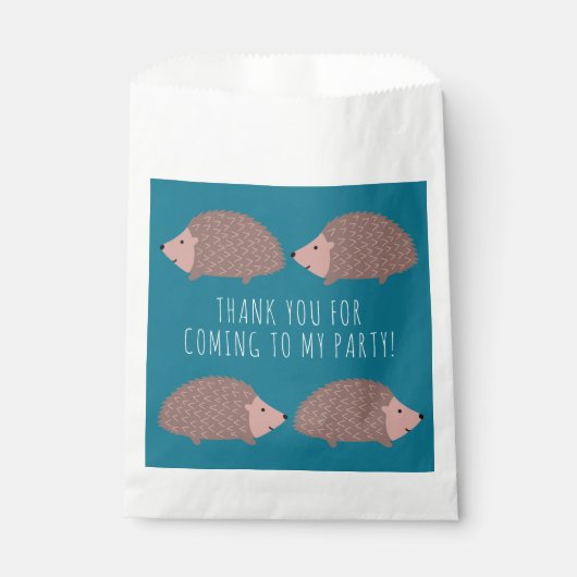 Igel Wald Vielen Dank Geschenktütchen (Vorderseite)