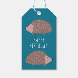 Igel Waldland Glücklich Geburtstag Geschenkanhänger