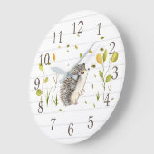 Igel-Wandsperre Große Wanduhr (Winkel)