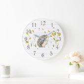 Igel-Wandsperre Große Wanduhr (Zuhause)