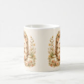 Igel-Wasserfarbenkunst zur Teezeit Kaffeetasse (Mittel)