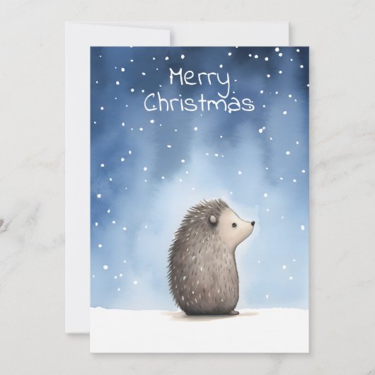 Igel Weihnachten (Vorderseite)