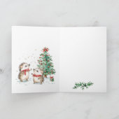 Igel Weihnachten Großeltern Karte (Innenseite)