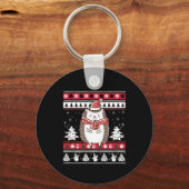 Igel Weihnachten Schlüsselanhänger (Vorderseite)