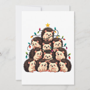 Igel Weihnachtsbaum Frohe WeihnachtsWeihnachten We Ankündigung