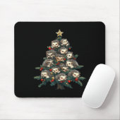 Igel Weihnachtsbaum Funny Igel Xmas Mousepad (Mit Mouse)