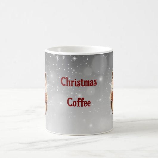 Igel-Weihnachtskaffee  Kaffeetasse (Mittel)