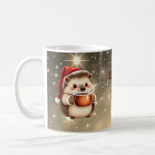 Igel-Weihnachtskaffee-Tasse  Kaffeetasse (Links)