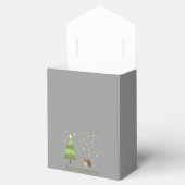 Igel Weihnachtslandschaft Geschenkschachtel (Geöffnet)