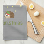 Igel Weihnachtslandschaft Handtuch (Viertel Falte)
