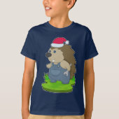 Igel Weihnachtsmechanik T-Shirt (Vorderseite)