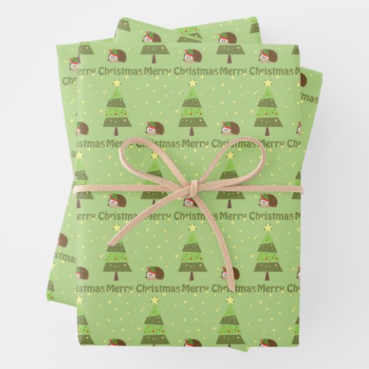 Igel Weihnachtszeit Geschenkpapier Set (Beispiel)