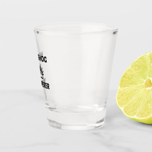 Igel WHISPERER Schnapsglas (Rechts)