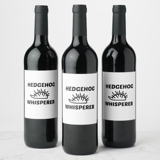 IGEL WHISPERER WEINETIKETT (Flaschen)