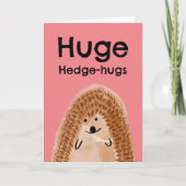 Igel wird gut karte (Vorderseite)