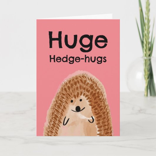 Igel wird gut karte (Vorderseite)