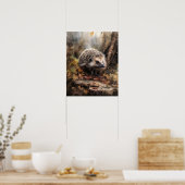 Igel Woodland Animal Art Print Poster (Küche)