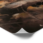 Igel Woodland Animal Art Print Poster (Ecke)