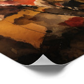 Igel Woodland Animal Art Print Poster (Ecke)