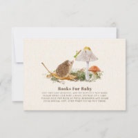 Igel Woodland Pilzbücher für Babydusche