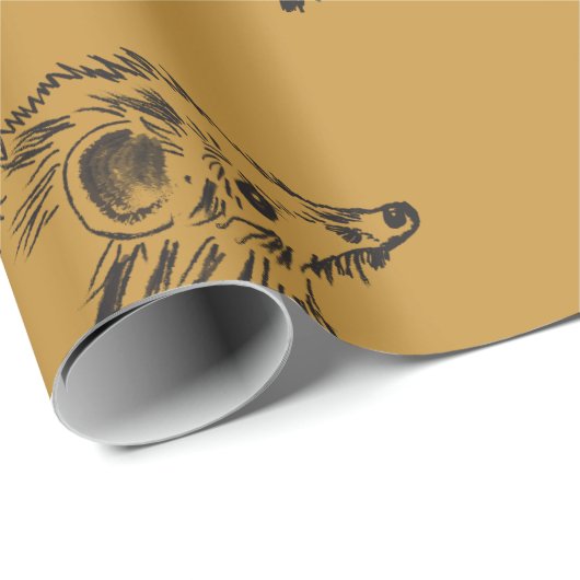 Igel Wrapping Paper Geschenkpapier (Rolleneckpunkt)