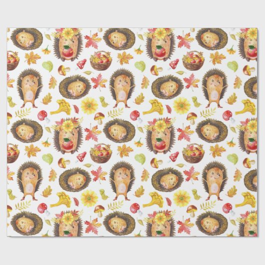Igel Wrapping Paper Geschenkpapier (Flach)