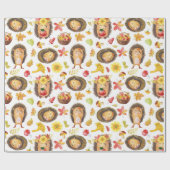 Igel Wrapping Paper Geschenkpapier (Flach)