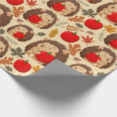 Igel Wrapping Paper Geschenkpapier (Ecke)