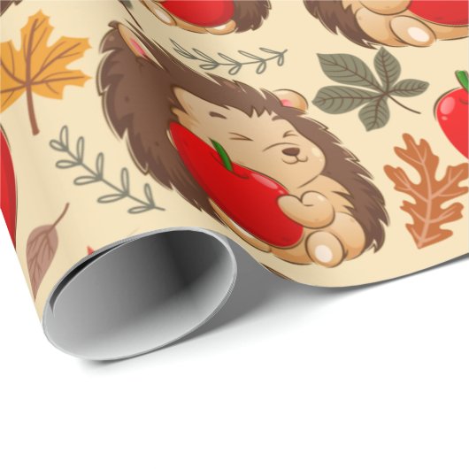Igel Wrapping Paper Geschenkpapier (Rolleneckpunkt)