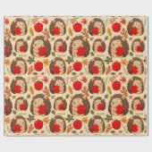 Igel Wrapping Paper Geschenkpapier (Flach)