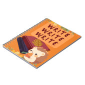 Igel Writing Notebook for Writers and Authors Notizblock (Linke Seite)