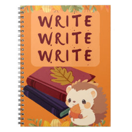 Igel Writing Notebook for Writers and Authors Notizblock