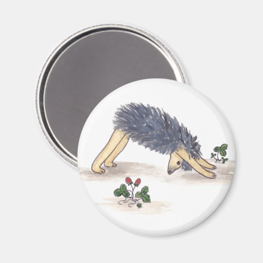 Igel Yoga Magnet (Vorderseite/Rückseite)