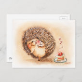 Igel YUM! Postkarte (Vorne/Hinten)
