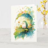 Igelblattversteck Karte (Gelbe Blume)