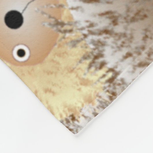 Igels-Fleece-Decke Fleecedecke (Ecke)