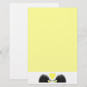 Igels-Liebe-Briefpapier - Gelb Briefpapier (Vorne/Hinten)