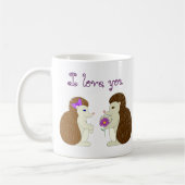Igels-Liebe-Tasse Kaffeetasse (Links)