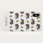 Igels-Muster-Name-Telefon-Hüllen Case-Mate iPhone Hülle (Rückseite (Horizontal))